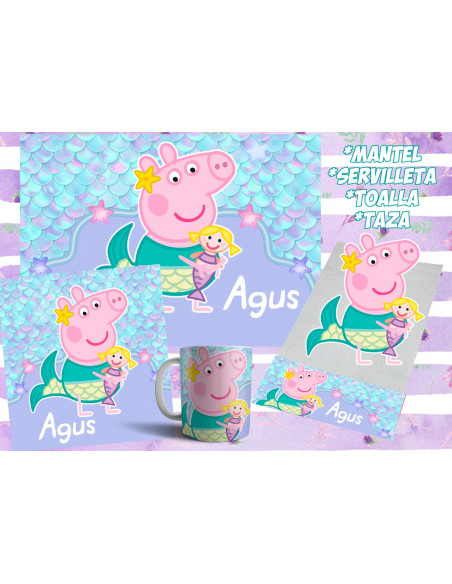 Pack Jardín - Peppa Sirena