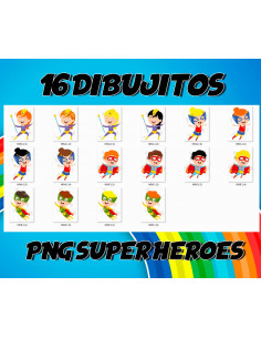 Pack Egresaditos Super Heroes 2