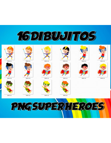 Pack Egresaditos Super Heroes