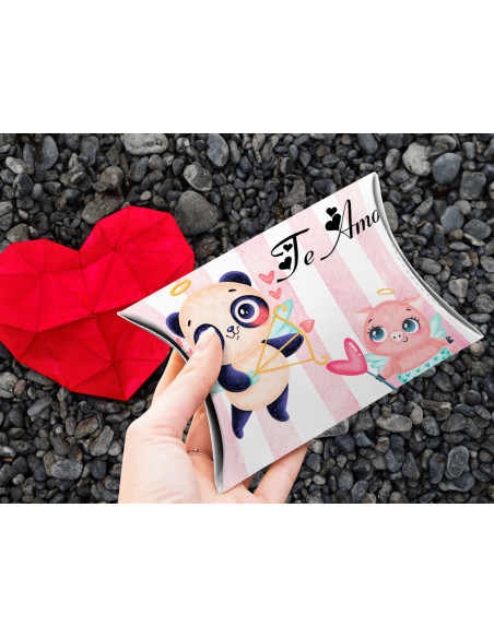 CAJA ALMOHADA SAN VALENTIN AMOR