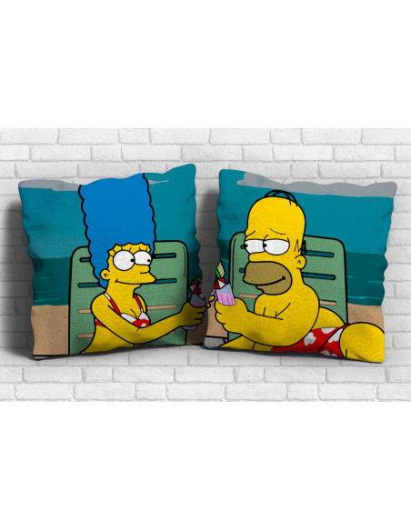 ALMOHADONES PAREJA SIMPSON SAN VALENTIN AMOR