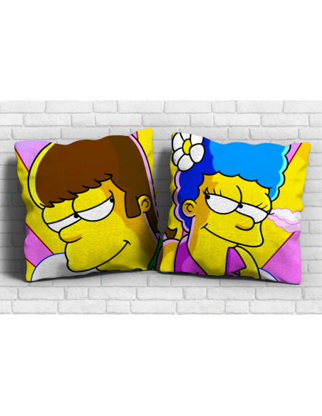 ALMOHADONES PAREJA SIMPSON SAN VALENTIN AMOR