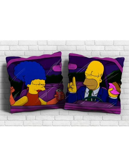 ALMOHADONES PAREJA SIMPSON SAN VALENTIN AMOR