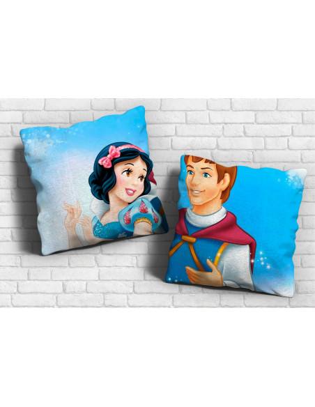 PAREJA PERSONAJES TAZA+ALMOHADON