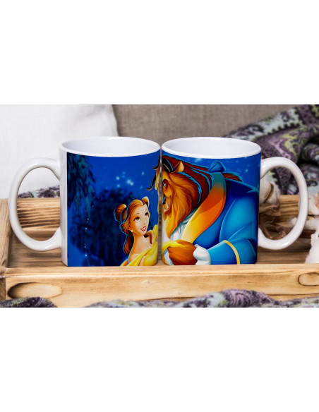 PAREJA PERSONAJES TAZA+ALMOHADON