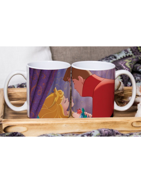 PAREJA PERSONAJES TAZA+ALMOHADON