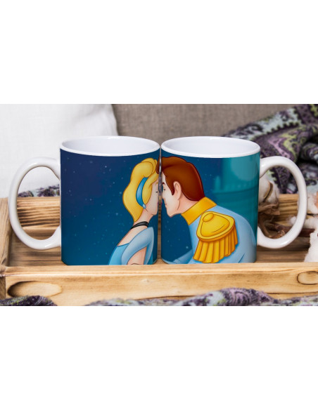 PAREJA PERSONAJES TAZA+ALMOHADON