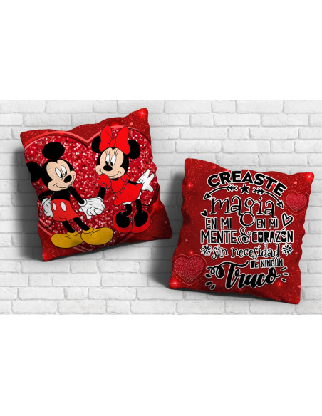 MINNIE MICKEY ALMOHADONES PAREJA SAN VALENTIN AMOR