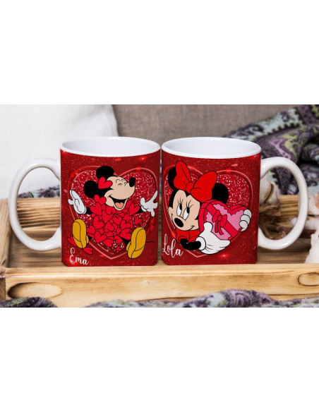 MICKEY Y MINNIE PAREJA TAZAS