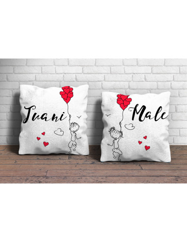 Almohadón Pareja Dibujitos - San...
