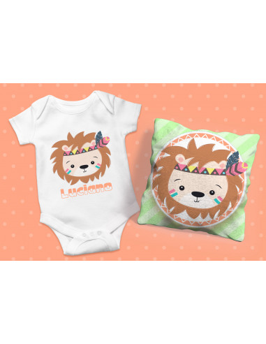 ALMOHADONES + BODY ANIMALITOS TRIBAL...