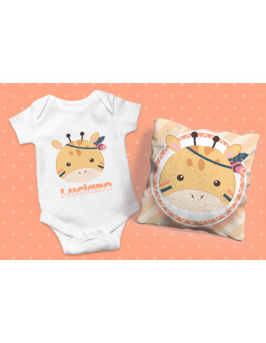 ALMOHADONES + BODY ANIMALITOS TRIBAL...