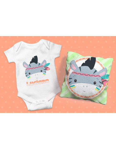 ALMOHADONES + BODY ANIMALITOS TRIBAL...