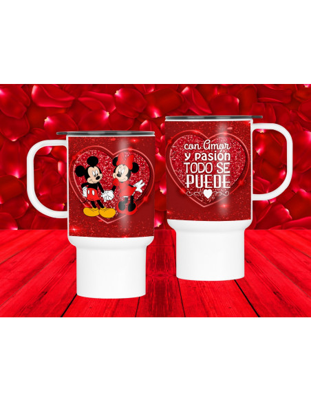 MICKEY Y MINNIE PAREJA TAZAS