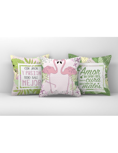 ALMOHADONES FLAMENCO