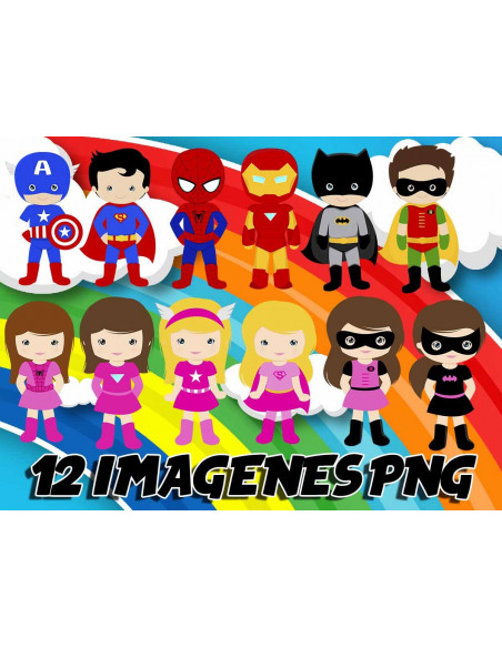 Botella Egresaditos Superheroes