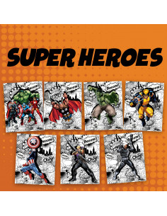 CARATULAS SUPER HEROES