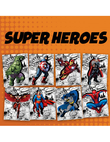 CARATULAS SUPER HEROES