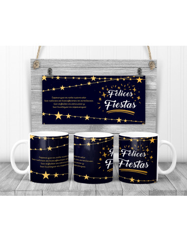 Tazas Navidad Frases y Dib