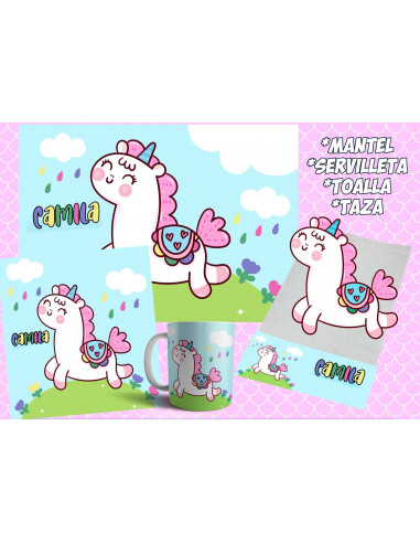 Pack Jardín - LLAMITA UNICORNIO