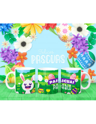 TAZAS DIBUJITOS PASCUA