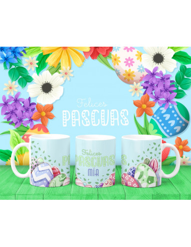 TAZAS DIBUJITOS PASCUA