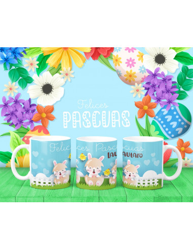 TAZAS DIBUJITOS PASCUA