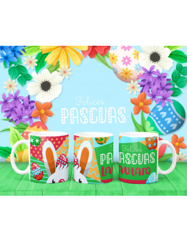 TAZAS DIBUJITOS PASCUA