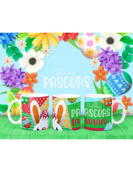 TAZAS DIBUJITOS PASCUA