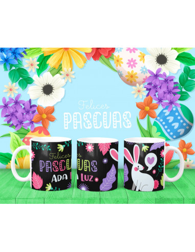 TAZAS DIBUJITOS PASCUA