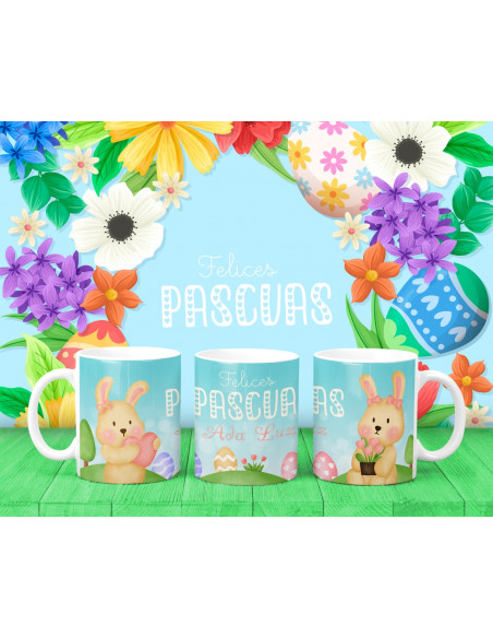 TAZAS DIBUJITOS PASCUA