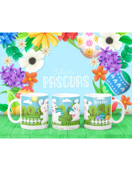 TAZAS DIBUJITOS PASCUA