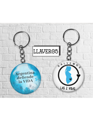 LLAVERO FEMINISMO - ABORTO - DOS VIDAS