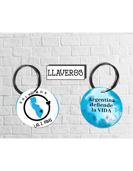 LLAVERO FEMINISMO - ABORTO - DOS VIDAS