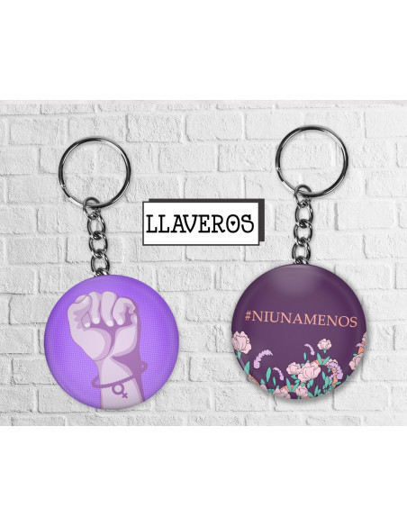 LLAVERO FEMINISMO - ABORTO - DOS VIDAS