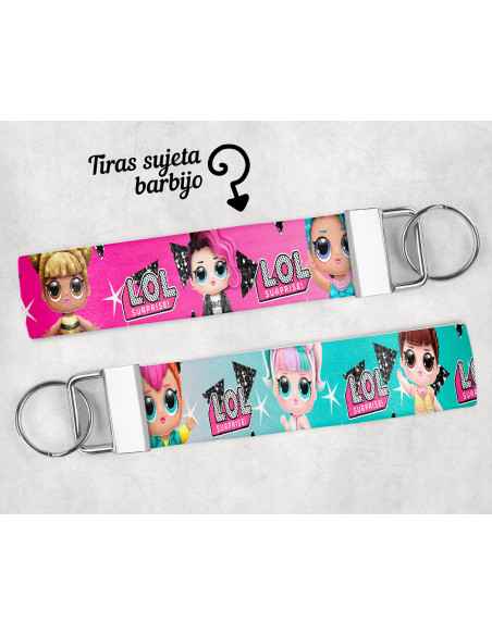 LLAVERO/SUJETADOR BARBIJO INFANTILES 1