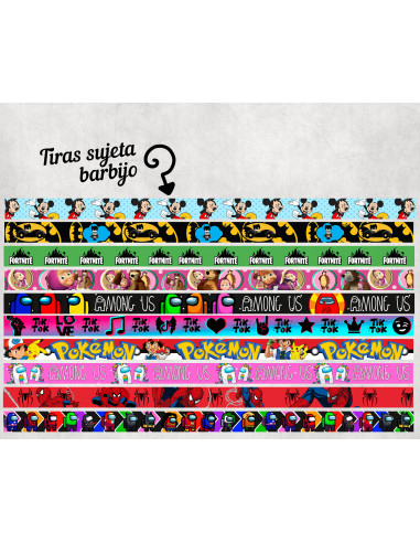 LLAVERO/SUJETADOR BARBIJO INFANTILES 1