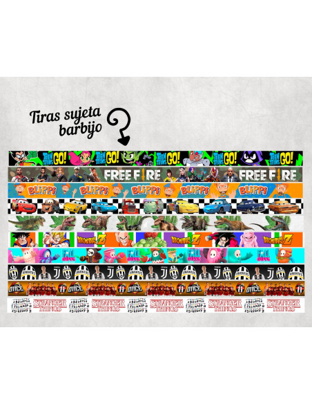 SUJETADOR BARBIJO INFANTILES 2