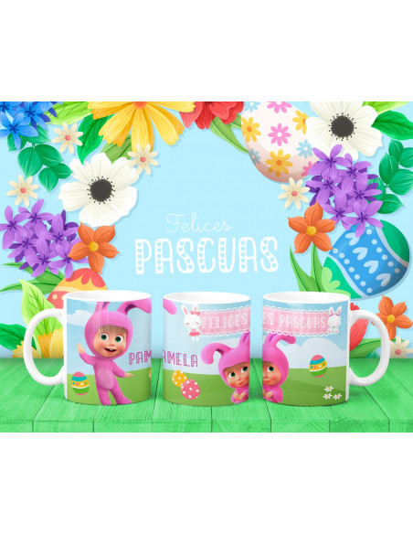 PACK TAZA+BOLSITA PASCUA PERSONAJE 2