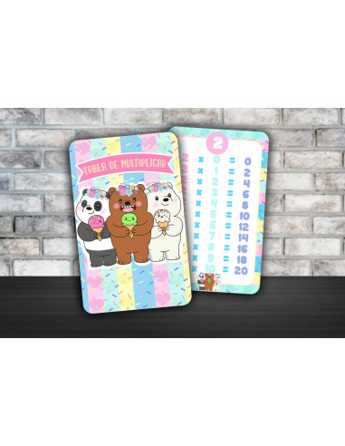 TABLA DE MULTIPLICAR PACK 2
