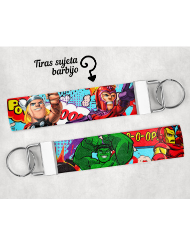 LLAVERO/SUJETADOR BARBIJO INFANTILES 3