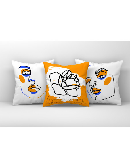 ALMOHADONES MINIMALISTAS