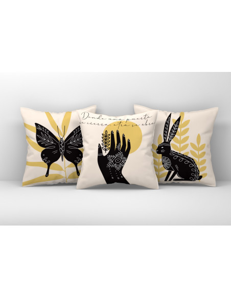 ALMOHADONES MINIMALISTAS