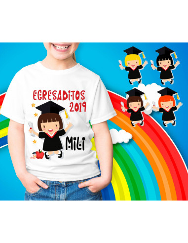Pack Remera Egresaditos 4