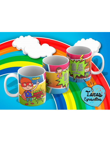 Tazas y Cartuchera Egresaditos