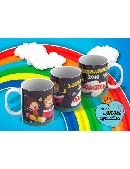 Tazas y Cartuchera Egresaditos