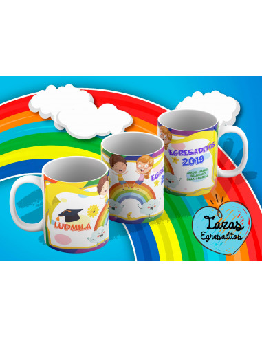 Tazas y Cartuchera Egresaditos
