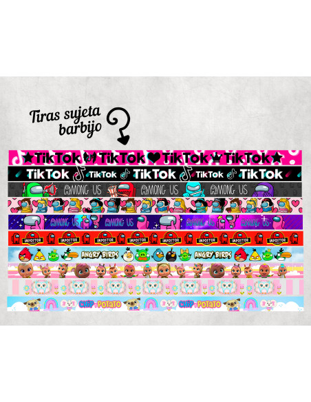 SUJETADOR BARBIJO INFANTILES 4