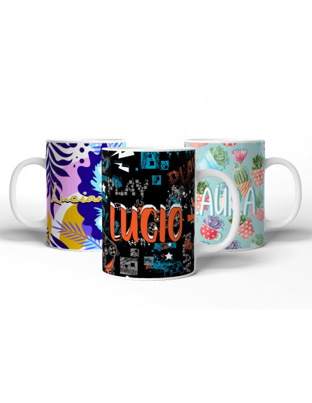 TAZAS FONDOS ESTAMPADOS