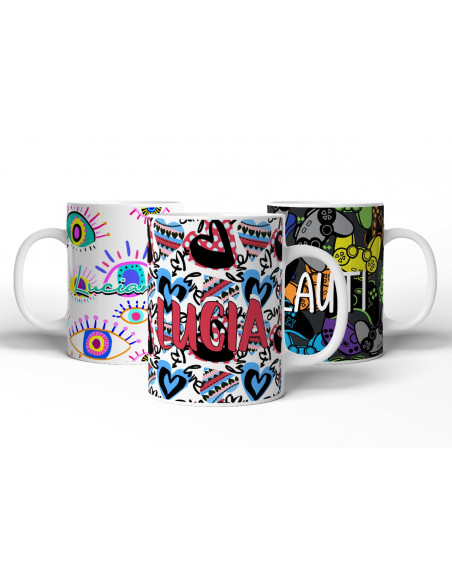TAZAS FONDOS ESTAMPADOS